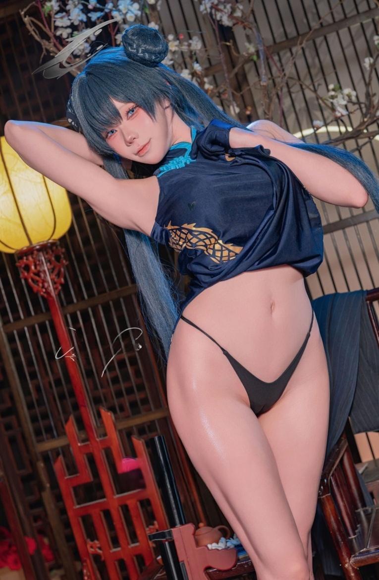 咬一口兔娘 2026年4月作品『碧蓝档案龙华妃咲』-非常赞