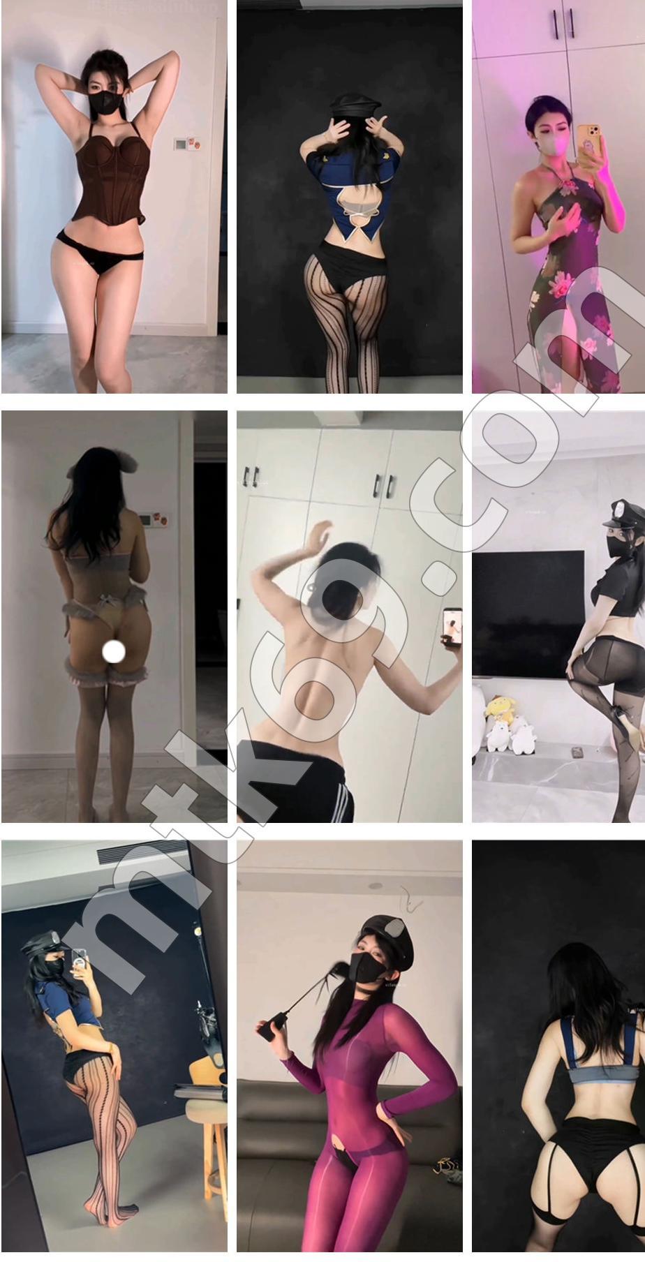抖音25W粉主播 彭程程 内衣福利骚舞 电臀顶胯 [12V/374MB]素材大全